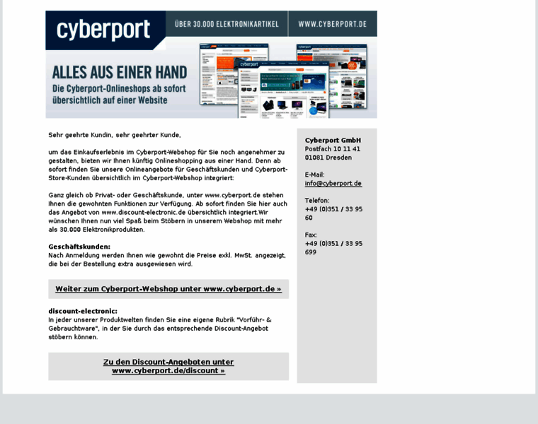 Cyberport-b2b.de thumbnail