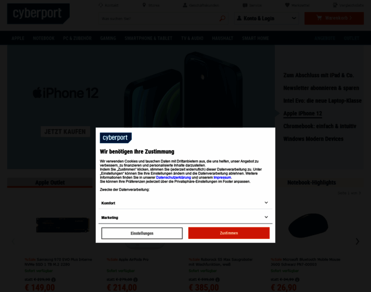 Cyberport.at thumbnail
