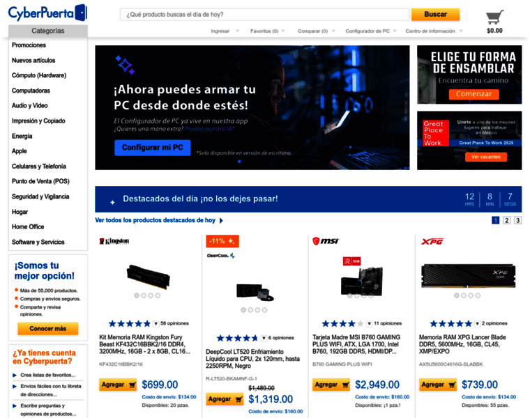 Cyberpuerta.mx thumbnail Cyberpuerta.mx thumbnail