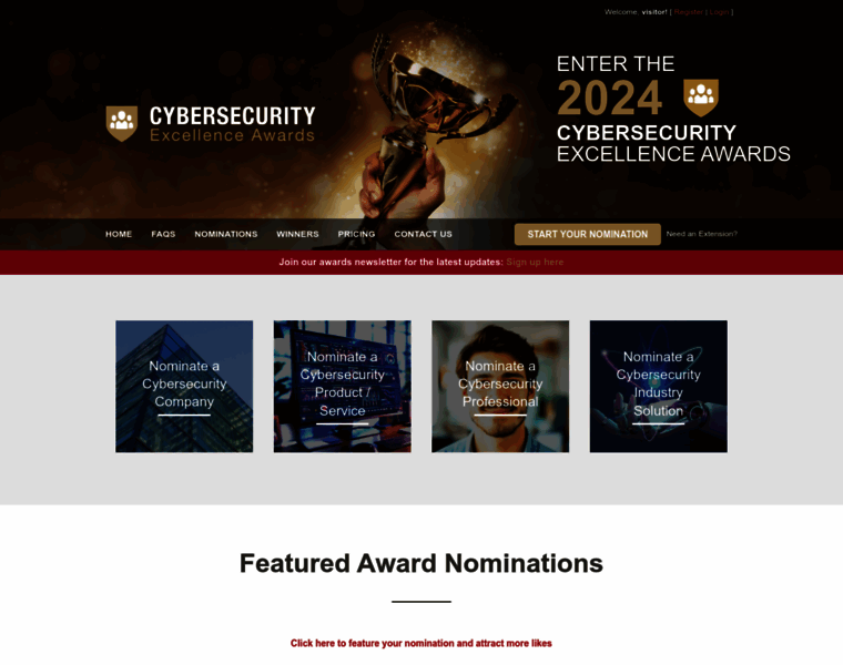 Cybersecurity-excellence-awards.com thumbnail