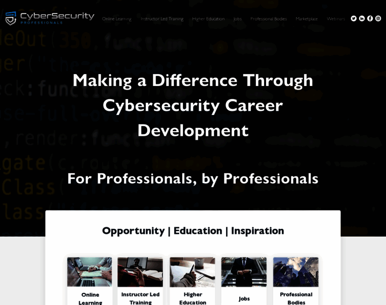 Cybersecurity-professionals.com thumbnail