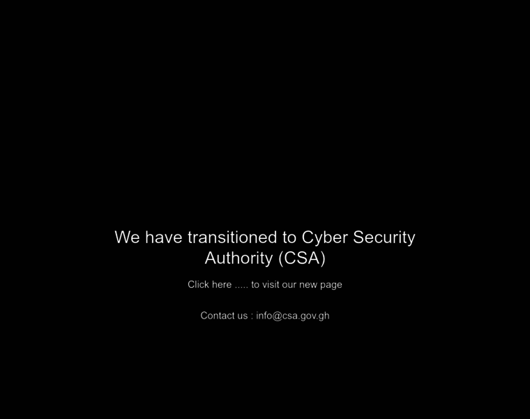 Cybersecurity.gov.gh thumbnail