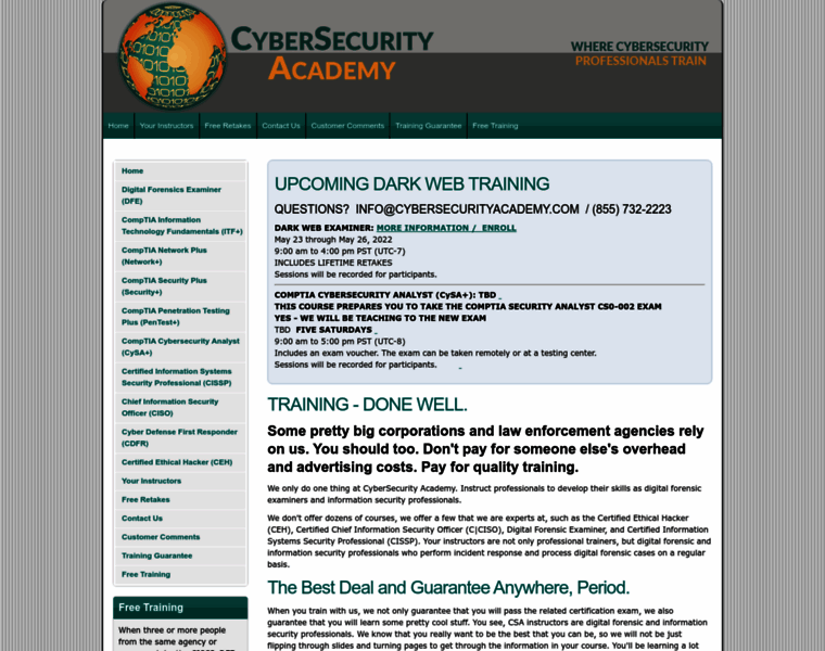 Cybersecurityforensicanalyst.com thumbnail