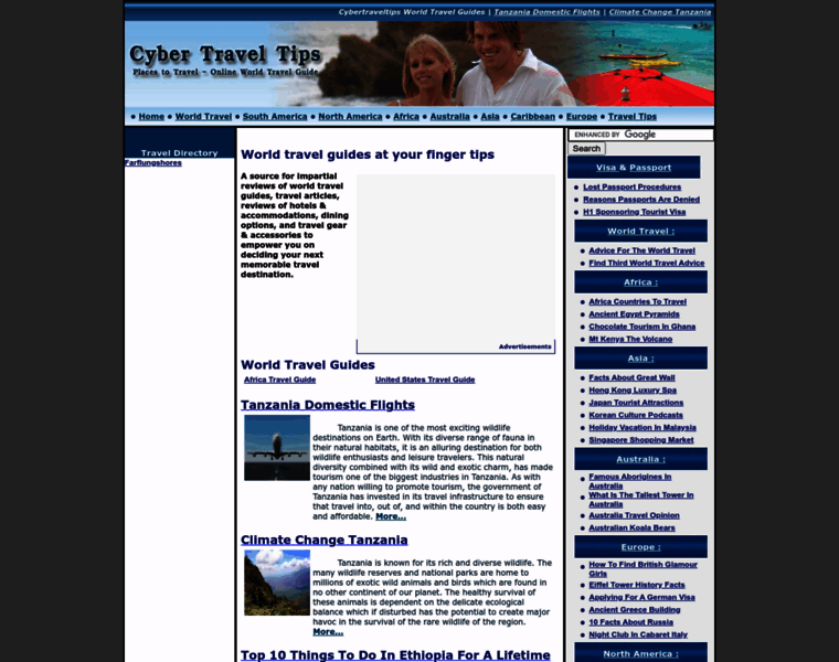 Cybertraveltips.com thumbnail