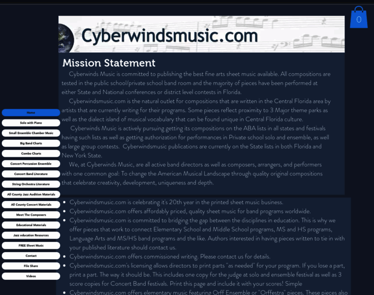 Cyberwindsmusic.com thumbnail