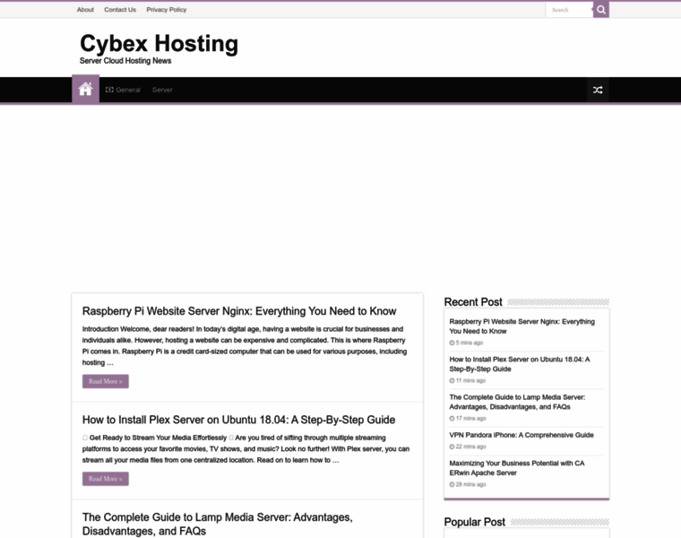Cybexhosting.net thumbnail