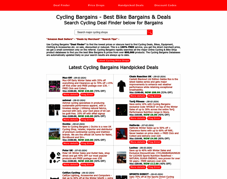Cycling-bargains.co.uk thumbnail