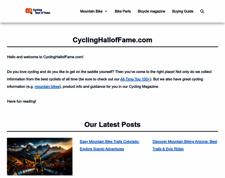 Cyclinghalloffame.com thumbnail