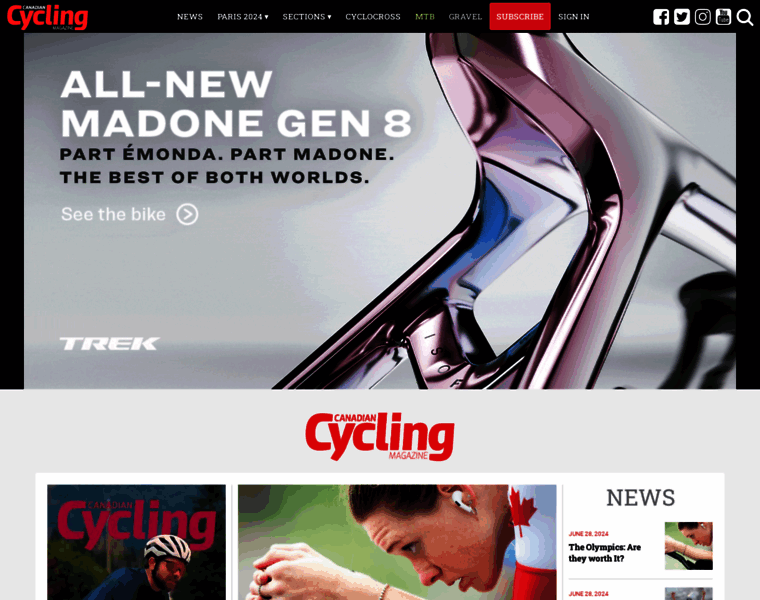 Cyclingmagazine.ca thumbnail