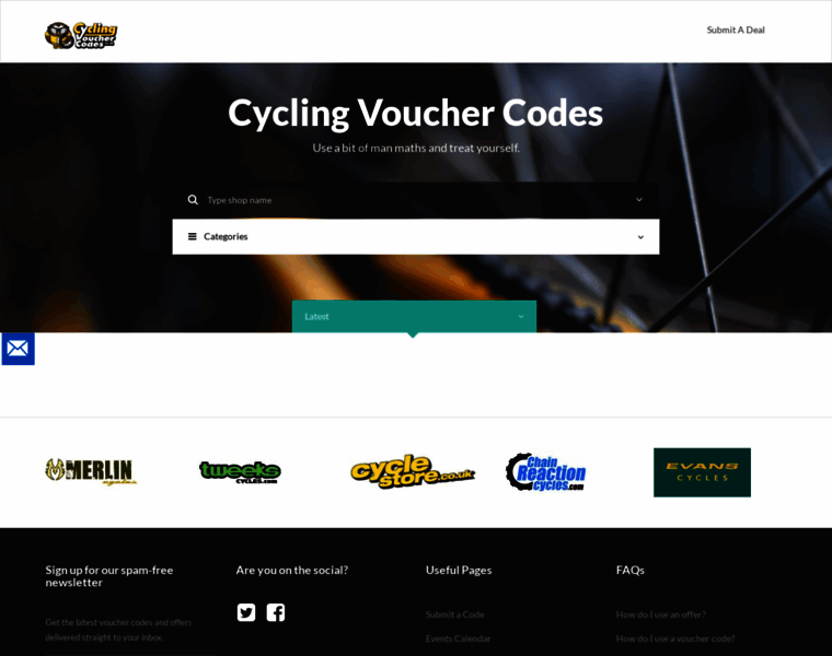 Cyclingvouchercodes.co.uk thumbnail