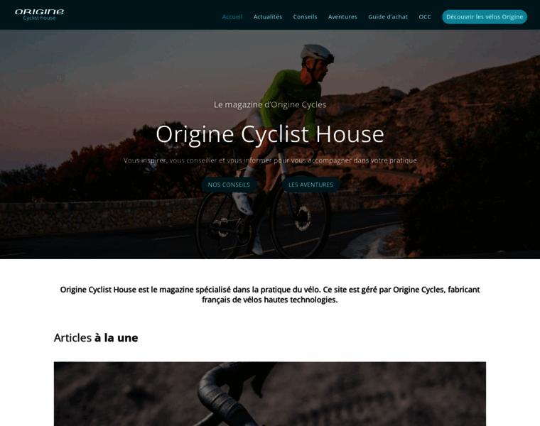 Cyclisthouse.origine-cycles.com thumbnail