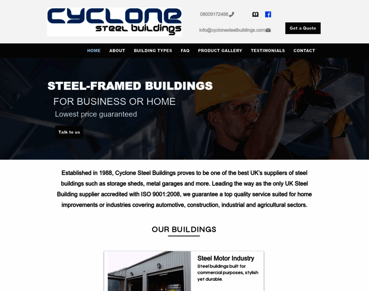 Cyclonebuildings.com thumbnail