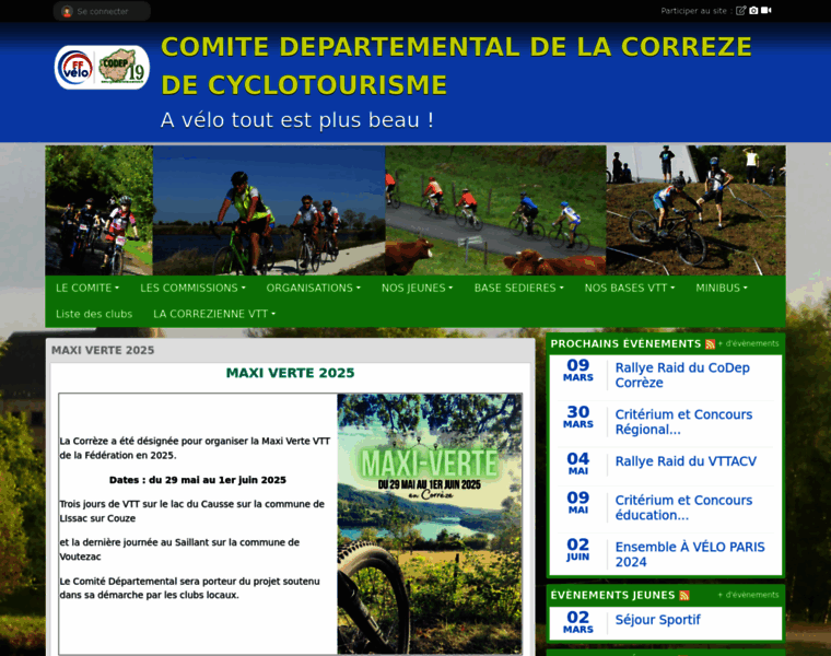 Cyclotourisme-correze.fr thumbnail