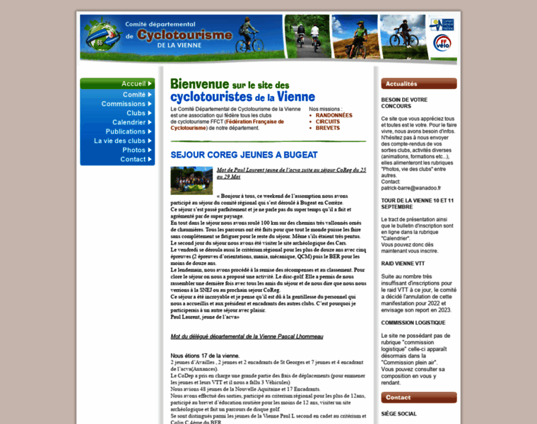 Cyclotourisme86.fr thumbnail