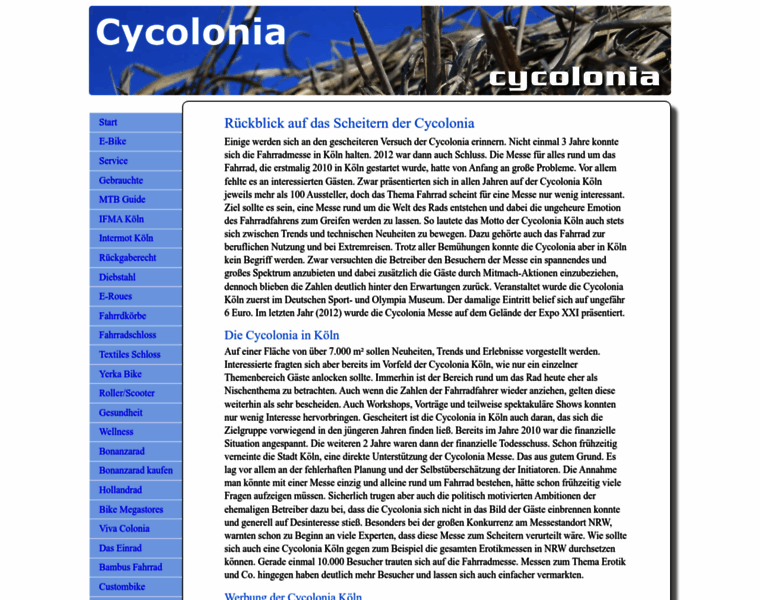 Cycolonia.de thumbnail
