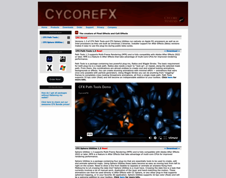 Cycorefx.com thumbnail
