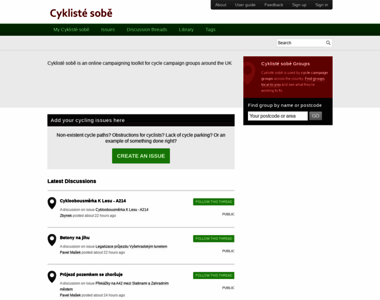 Cyklistesobe.cz thumbnail