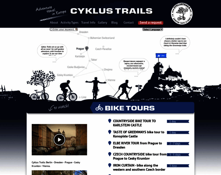Cyklustrails.com thumbnail