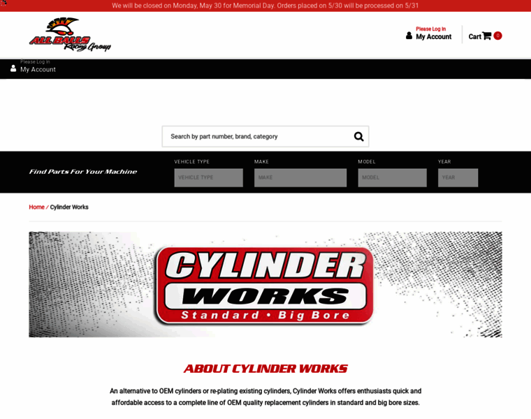 Cylinder-works.com thumbnail