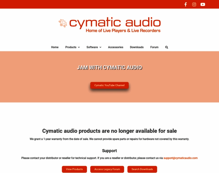 Cymaticaudio.com thumbnail