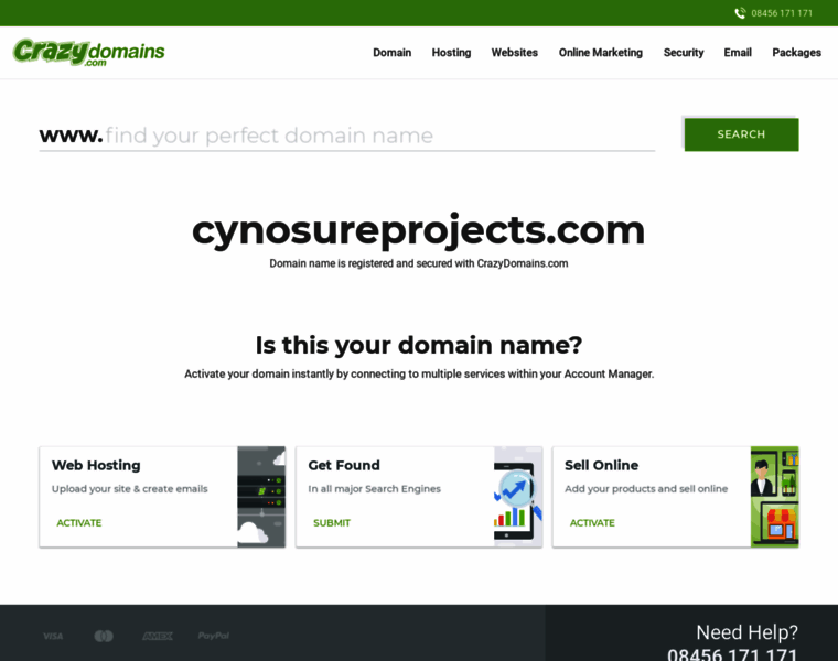 Cynosureprojects.com thumbnail