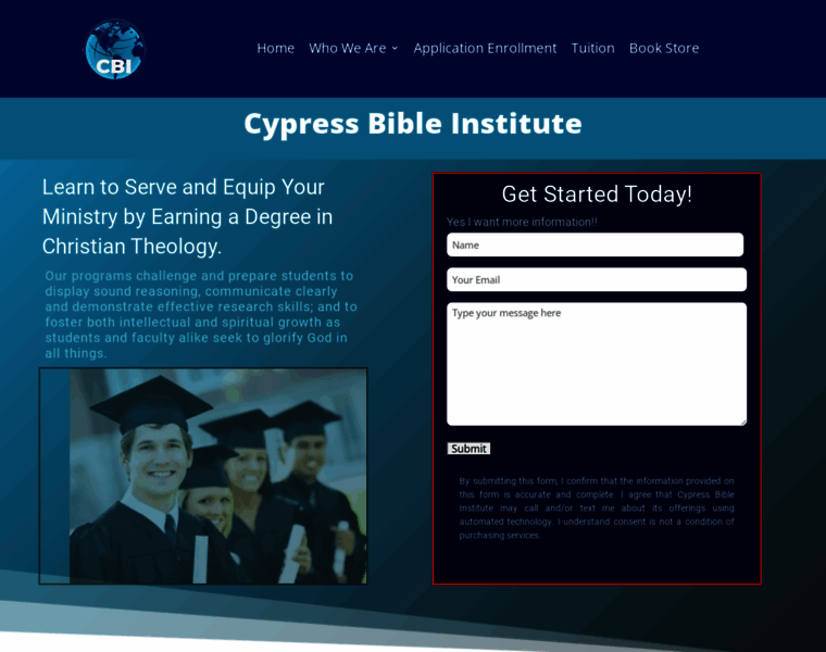 Cypressbiblecollege.org thumbnail