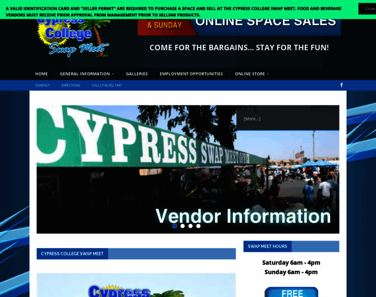Cypresscollegeswapmeet.com thumbnail
