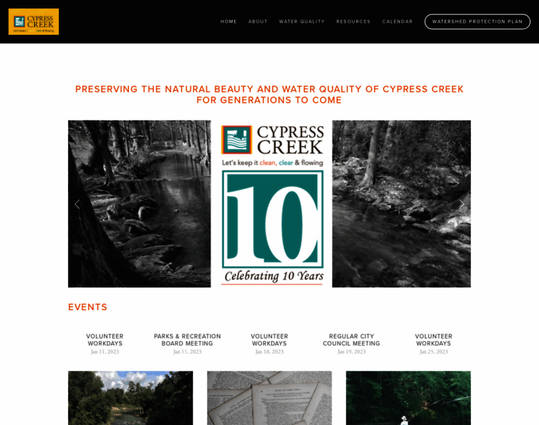Cypresscreekproject.net thumbnail
