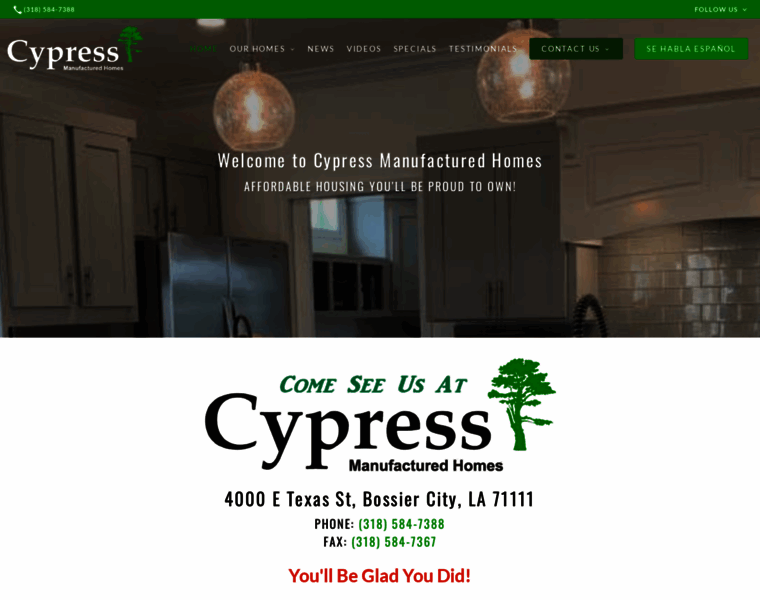 Cypressmanufacturedhomes.com thumbnail