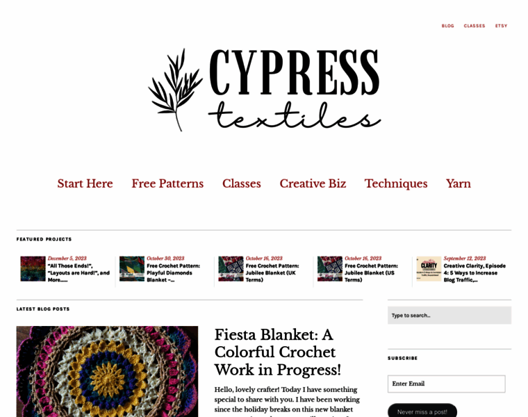 Cypresstextiles.net thumbnail