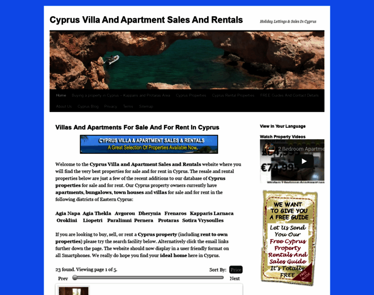 Cyprus-apartment-rentals.co.uk thumbnail