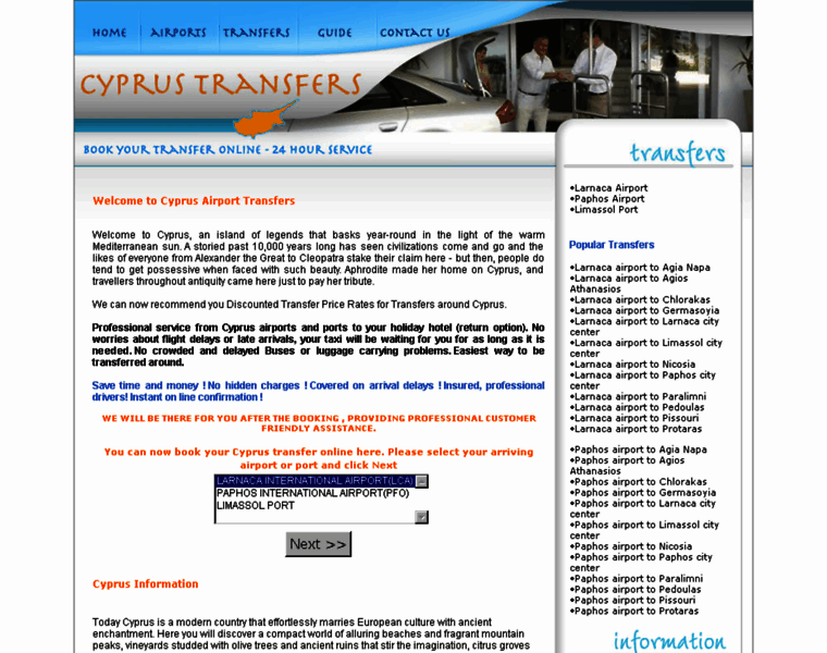 Cyprusairporttransfers.com thumbnail