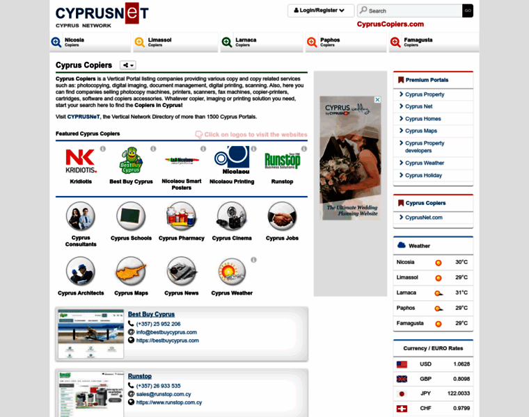 Cypruscopiers.com thumbnail