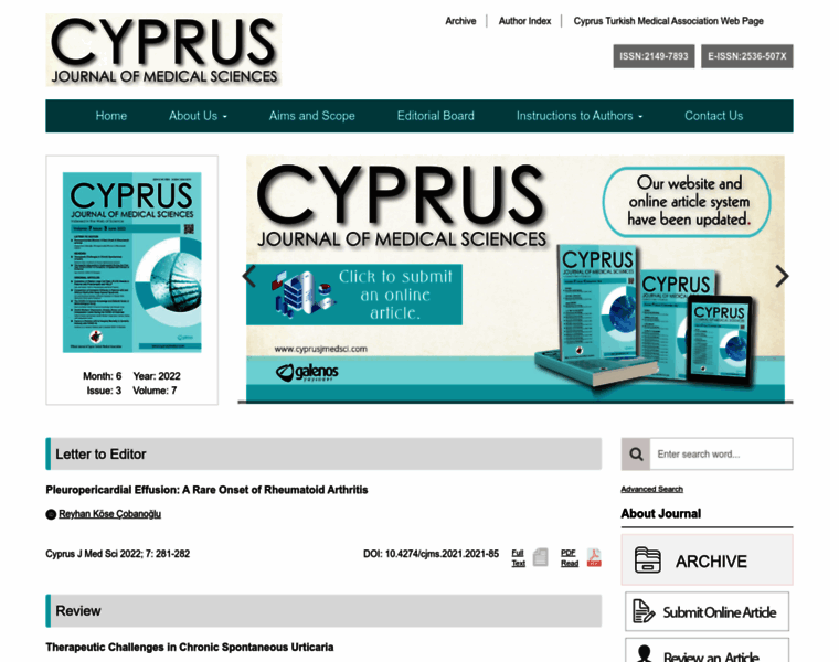 Cyprusjmedsci.com thumbnail
