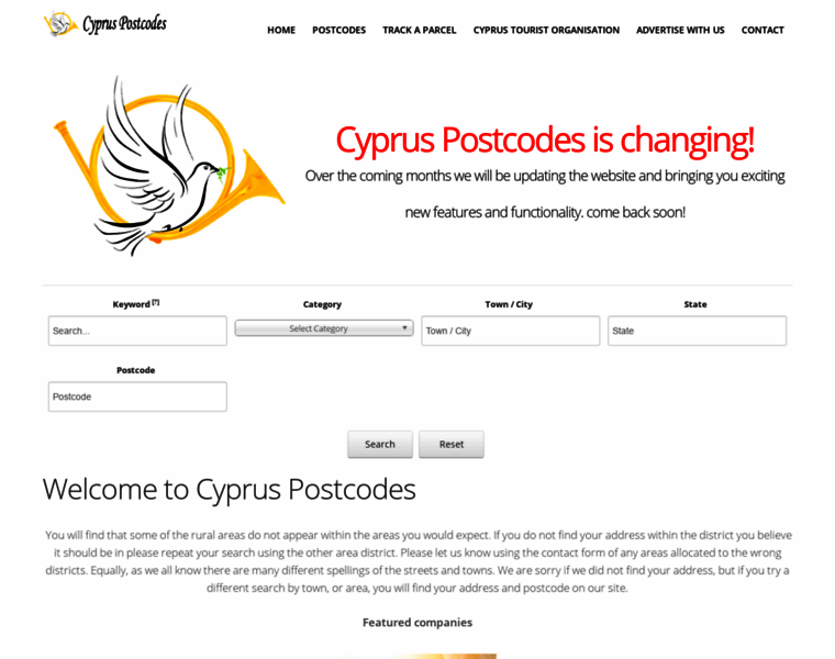 Cypruspostcodes.com thumbnail