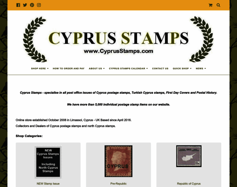 Cyprusstamps.com thumbnail