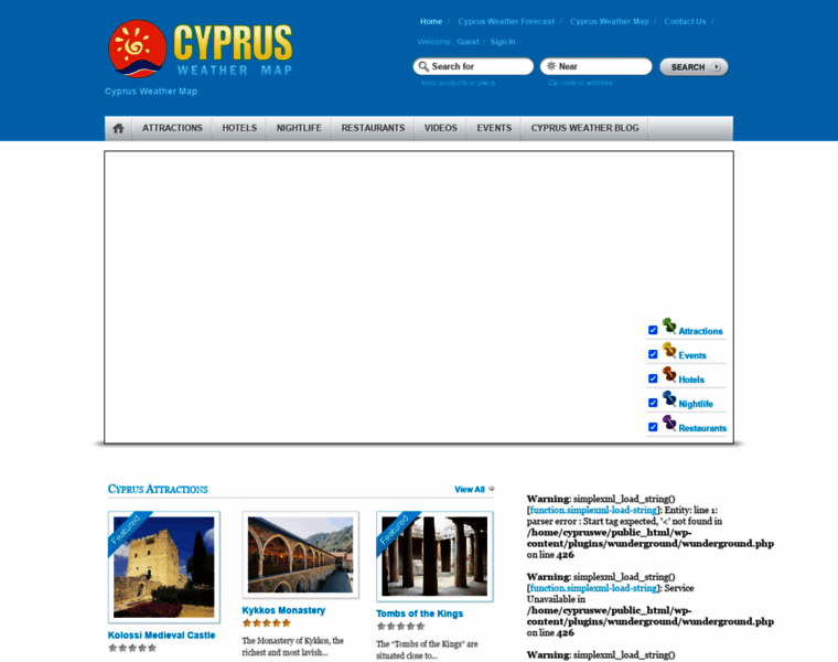 Cyprusweathermap.com thumbnail