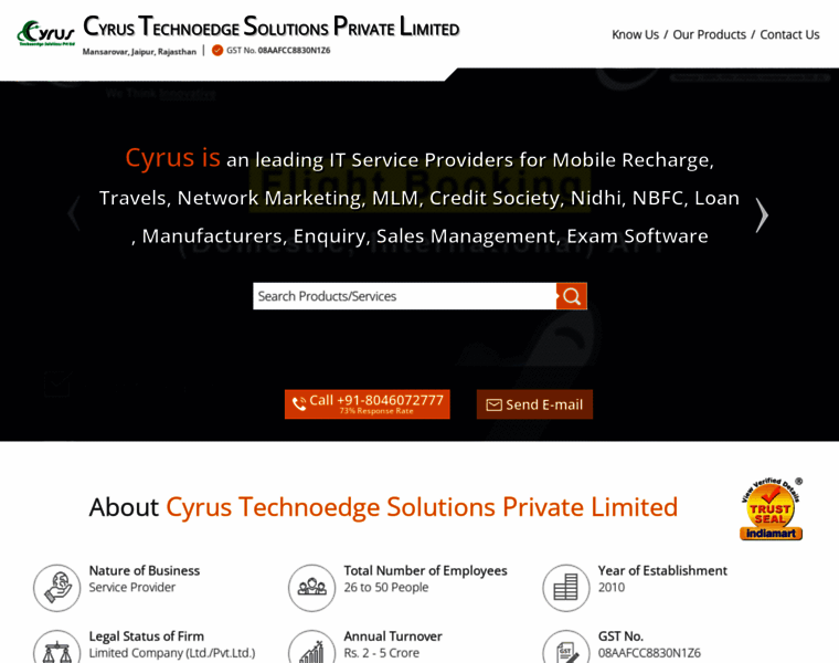 Cyrustechnoedge.in thumbnail