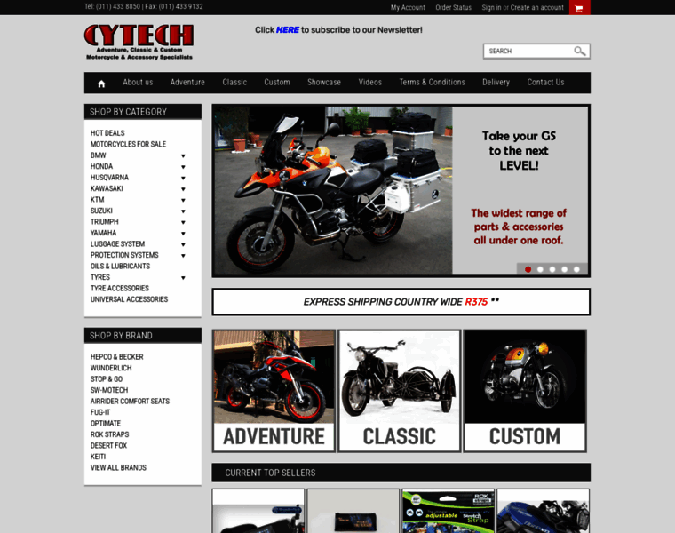 Cytechmotorcycles.co.za thumbnail
