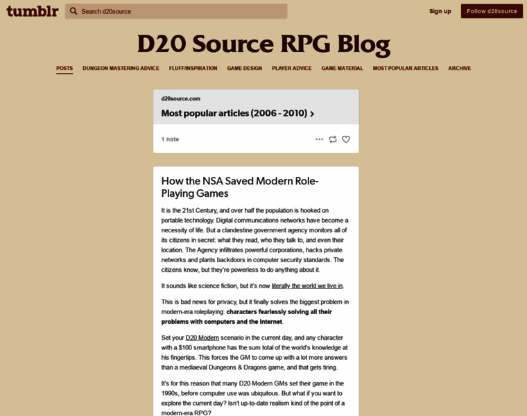 D20source.com thumbnail