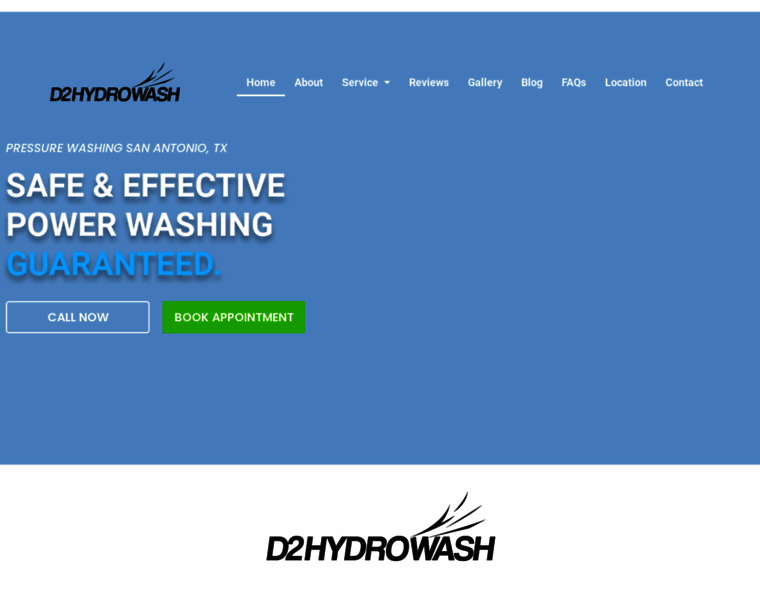 D2pressurewashing.com thumbnail