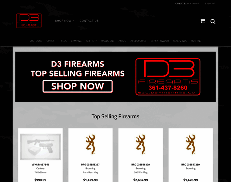 D3firearms.com thumbnail