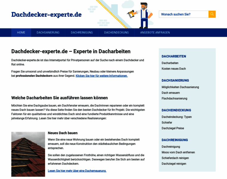 Dachdecker-experte.de thumbnail