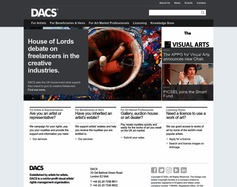 Dacs.co.uk thumbnail