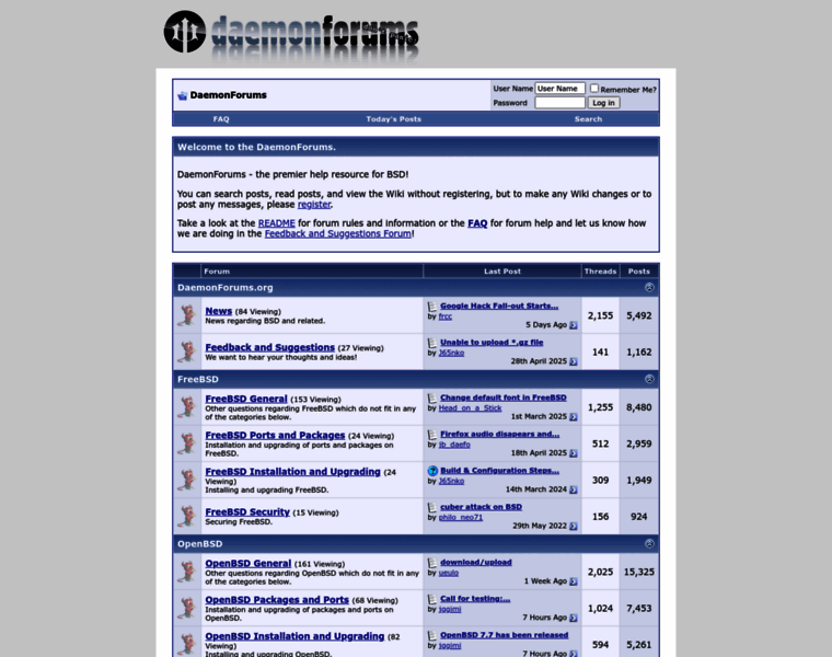 Daemonforums.org thumbnail Daemonforums.org thumbnail