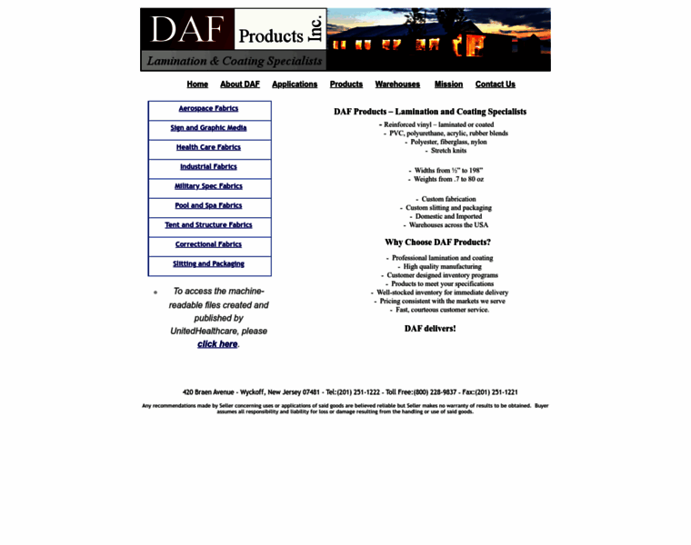 Dafproducts.com thumbnail Dafproducts.com thumbnail