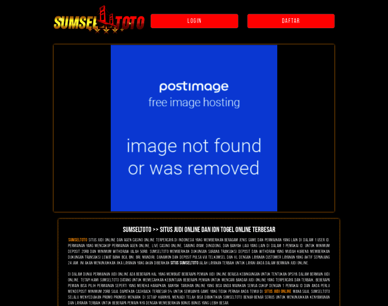 Daftar-sumseltoto.net thumbnail