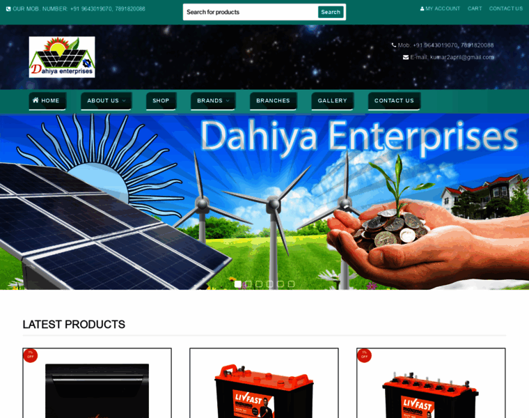 Dahiyaenterprises.com thumbnail