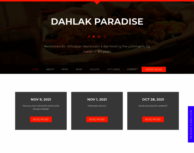 Dahlakrestaurant.com thumbnail