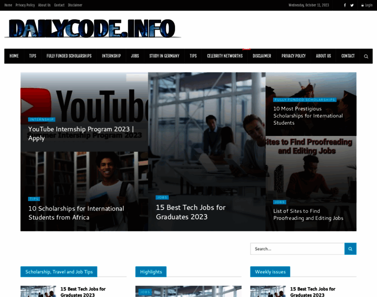 Dailycode.info thumbnail
